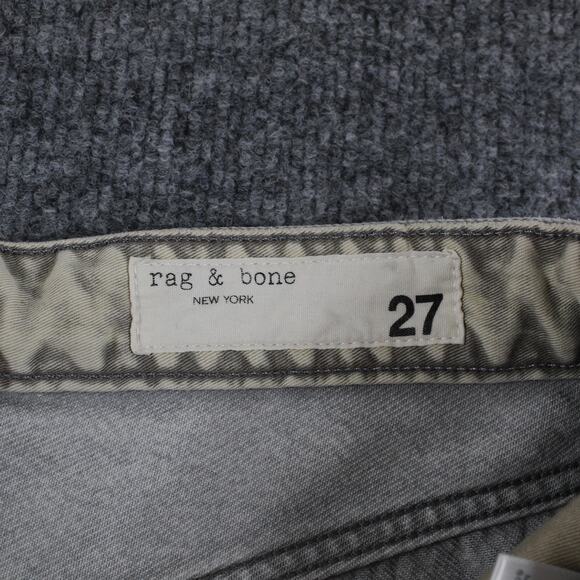 Rag Bone Jeans Womens 27 Maya High Rise Shorty Wide Leg Dust Gray Denim Casual - Picture 8 of 16